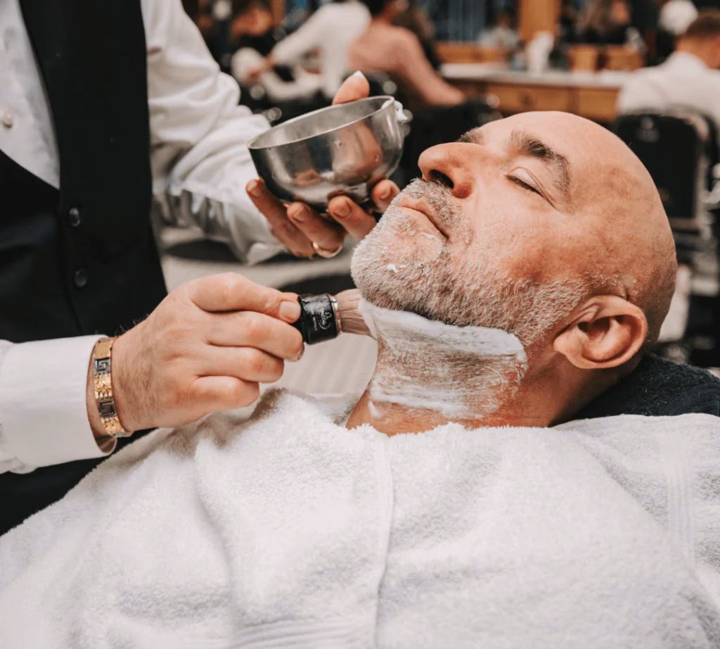 Beard Shave at Made man Barbershop,  to start of the perfect day in Chelsea NYC